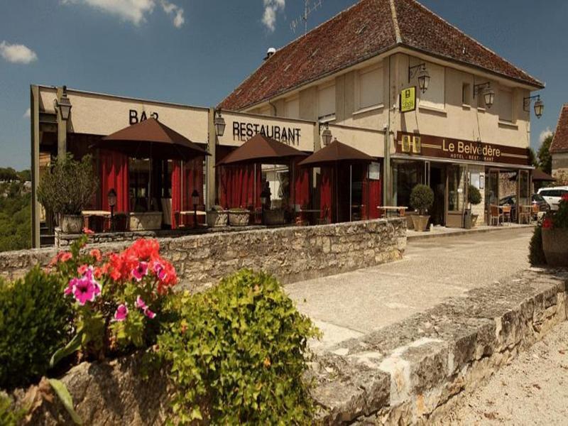 Logis Hotels - Le Belvedere - Hotel Et Restaurant Rocamadour Exteriör bild